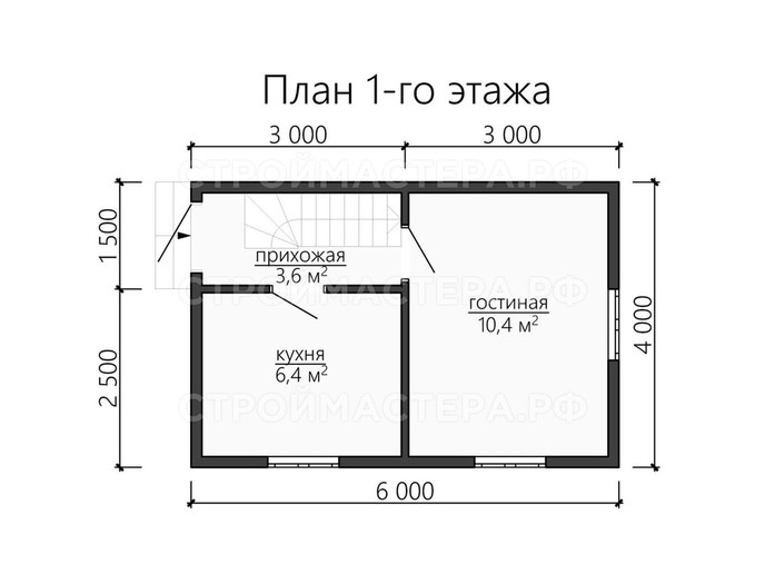 Каркасный дом проект «КД-2»