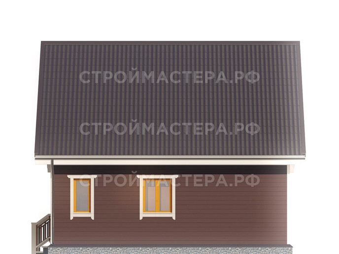 Каркасный дом проект «КД-10»
