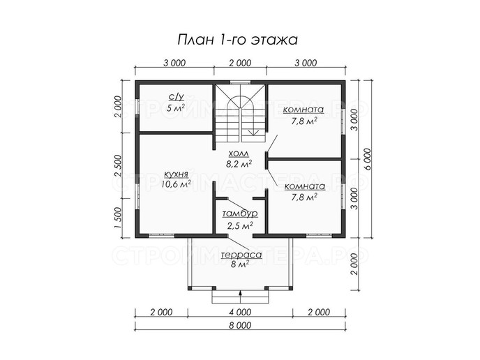 Каркасный дом проект «КД-11»