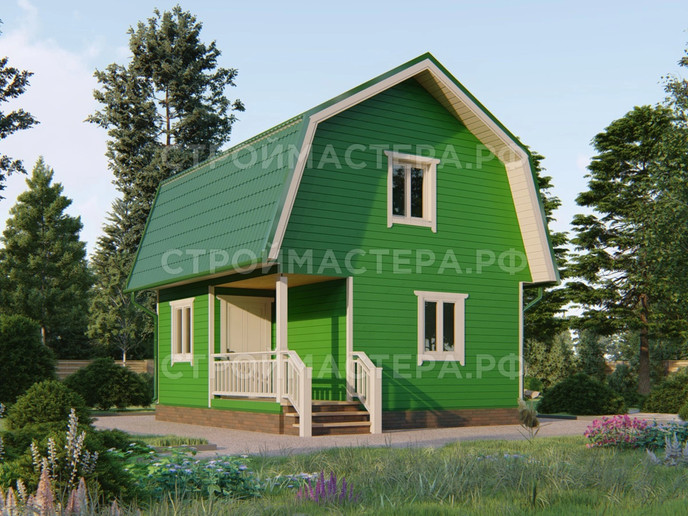 Каркасный дом проект «КД-27»