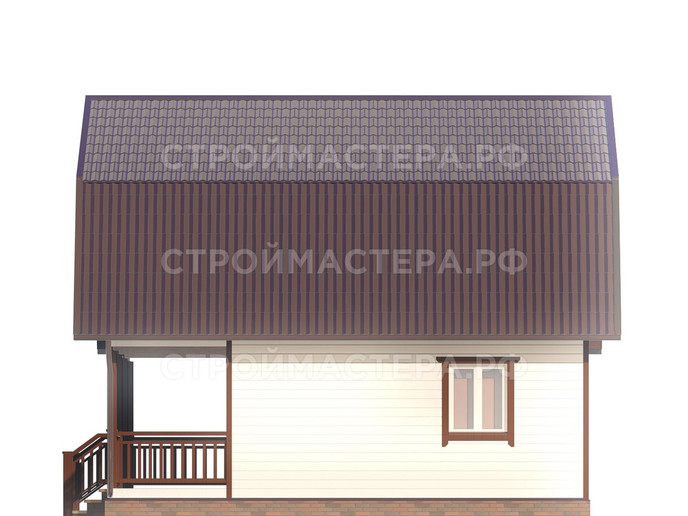 Каркасный дом проект «КД-40»
