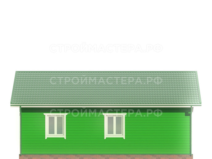 Каркасный дом проект «КД-42»